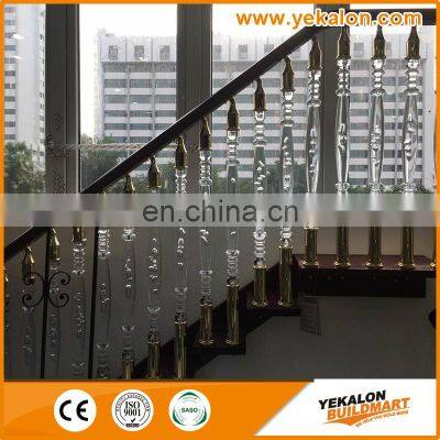 Best-Selling Best Quality New Design Luxury Aluminium Transparent Acrylic Stair Railing From China Manufacturer photo-3