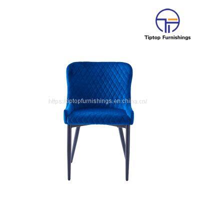 2022 Tiptop Hot Grey Velvet Dining Chair photo-2