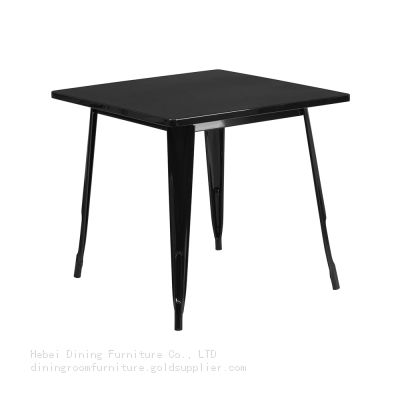 Square Iron Dining Table DT-T06