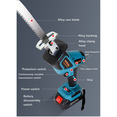 Lithium Ion Saber Saw Reciprocating Saw photo-5