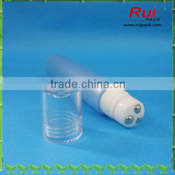 Special pp plastic soft tube/eye cream bottle with roller unit