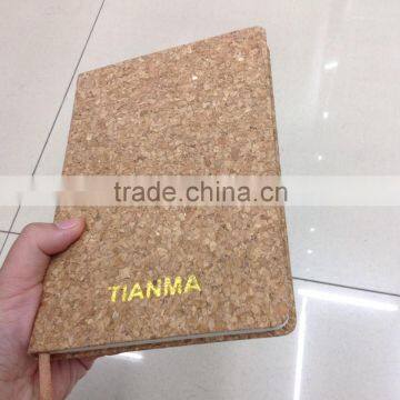 Soft cork notebook