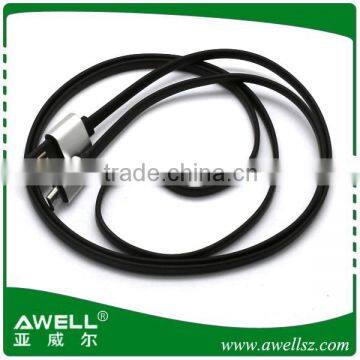 Gold Supplier 5 Wire Noodle Micro Usb Cable , Braided Micro Usb Flat Cable Made in China photo-4