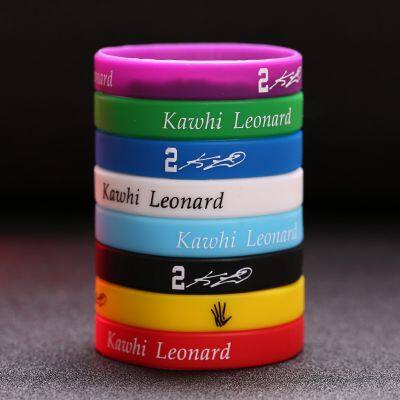 Supplier Customized Basketball Stars Wristband No.7 Basketball Sports Team Sweat-proof High-quality Athlete Silicone Bracelet