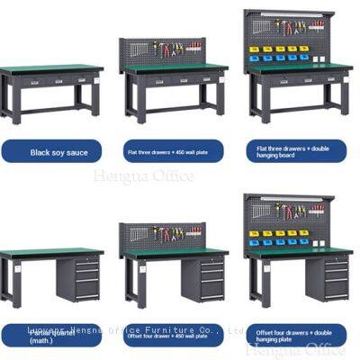 Hengna Industrial Workbench | Steel Tool Bench With Pegboard & Drawers / HN-MW07 / Workstation for Heavy Duty Maintenance photo-5