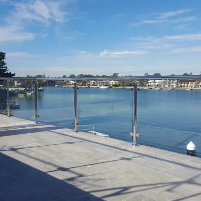 Glass Pool Fences & Glass Railings Frameless Glass Fence,safety Barrier ½ Inch Tempered Safety Glass photo-2