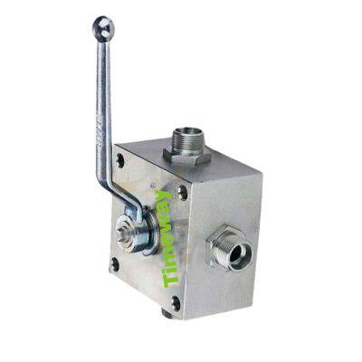 KH3 Series KH3/4-G1/8 G1/4 G3/8 G1/2 G3/4*06 Three-way High Pressure Hydraulic Ball Valve 6000PSI photo-4