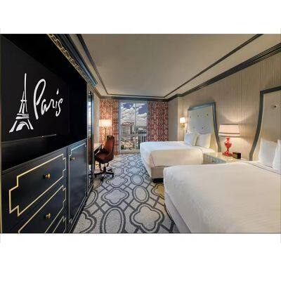 Modern Simple Leather Double Bed Intelligent Multi-function Massage With Projector Storage Bed Hotel Sex Queen Bed photo-2