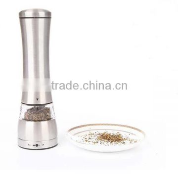 Factory supply Adjustable Manual Stainless Steel Salt and Pepper Grinder (Pepper Mill)