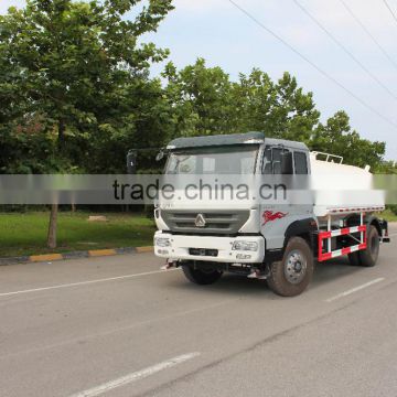 2015 hot sale yellow river 4*2 best price sprinkler truck water tank truck made in china