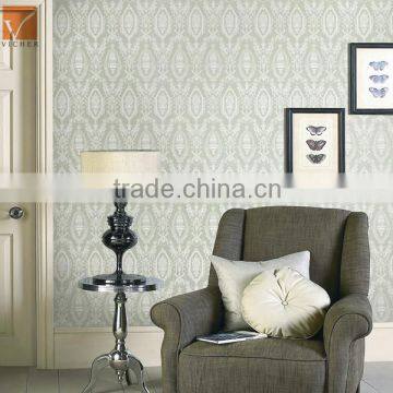 living walls wallpaper foaming non-woven wall covering wallpaper in new damascus designs