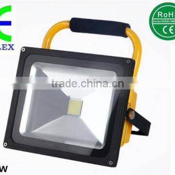 10W 20W 30W 50W cob rehcargeable & portable 30w LED flood light