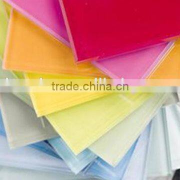 Colored lacquered glass/interior paint glass price