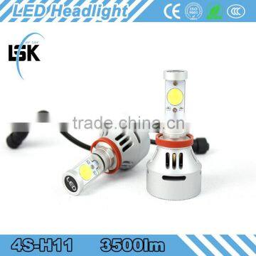 NEWEST 4S LED Headlight! Powerful 3500LM 35W H11 Power Led Headlight Kit Made in CHINA photo-3