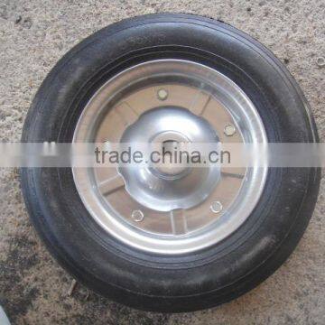 3.50-7 solid rubber wheel / wheelbarrow solid rwheel 335x75