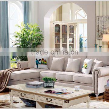 American living room sectional sofa modern sofa fabric by Foshan