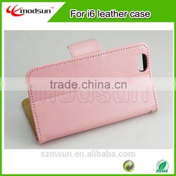 Girls love most!Genuine Leather Case for IPhone 6 Leather Case