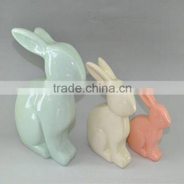 Unique ceramic rabbit as an Easter gift