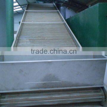 Mesh belt dryer for yam