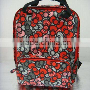 Promotion canvas backpack canvas school bag for girls