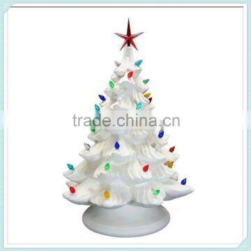 ceramic christmas tree bisque with LED light                        
                                                Quality Choice