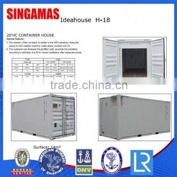 20HC Light Steel Flat Pack Container House For Sale