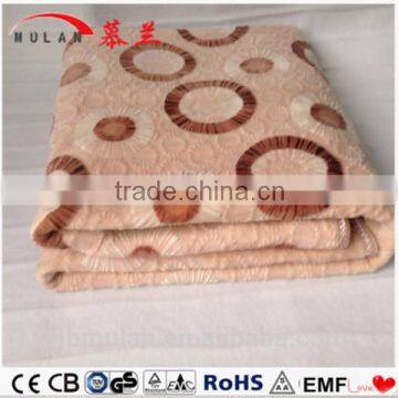 High-end Multiple Colors Flannel Electric Blanket/Electric Heating Blanket Made In China