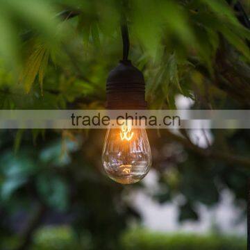 Outdoor Commercial String Globe Lights 48 Feet Long With 15 Hanging Dropped Sockets photo-3