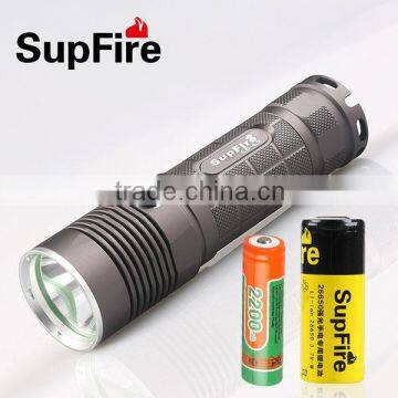 2014 New Model L5 Using 26650 lithium battery led torch lighter