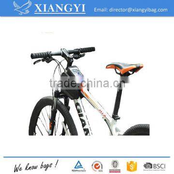 Waterproof Outdoor Mountain Bike Touch Screen Double Pouch Front Pannier Bag photo-3