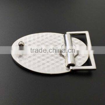 Nickel Plated Metal Name Plate Buckles photo-4