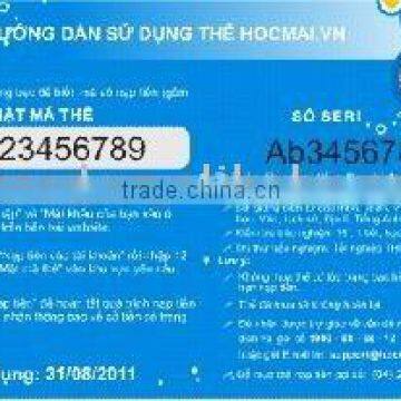 scratch card