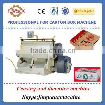 carton box making machine / carton box diecutter machine / creasing and die cutter machine