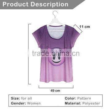 OEM New Arrived 3D Print Latest Custom T Shirt Designs for Girls China Suppliers photo-2