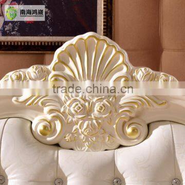 Antique Luxury Rococo European Baroque Bed French Provincial Wedding Hand Carved Wooden MDF Bedroom Set Cardboard Furniture Quality Choice photo-3