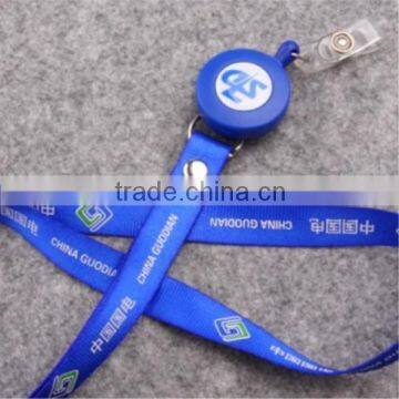 Custom printed polyester retractable lanyard