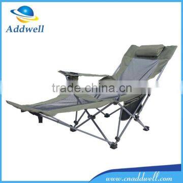 Outdoor leisure adjustable folding beach bed