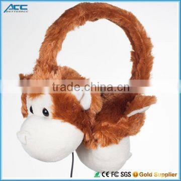 New Plush Earmuff Headphone with logo embroidery