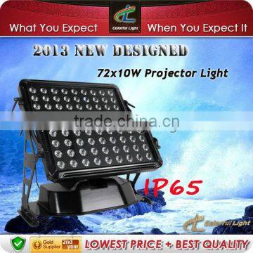 High Power 72x10W DMX RGBW LED City Color Outdoor Stage Lighting