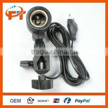 Studio E27 AC Swivel Socket Adatper Light Stand Mount Umbrella Lamp Bulb Holder