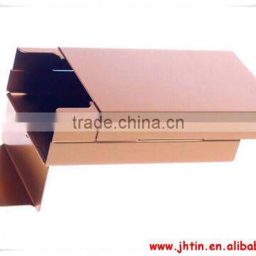 China alibaba wholesale tobacco/cigarette tin box/packing box rose golden