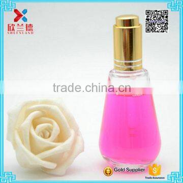50ml press button dropper glass serum bottle glass essential oil bottle