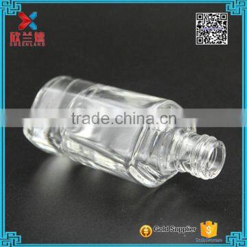 Wholesale Empty Custml Clear 10ml Unique Shape Glass Nail Polish Bottle With Screw Cap photo-3