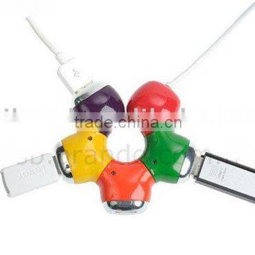 usb 2.0 specification ,compatible with usb 1.1 4 ports usb hub HUB-74