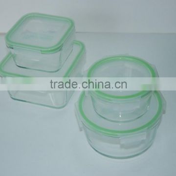 New Snaplock Lid: Tempered Glasslock Storage Containers 2pc set~Microwave & Oven Safe