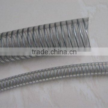 pvc flexible spiral steel wire reinforced hose