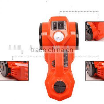 HF-EJ450 008 3TON 12V auto electric jack wtih air inflation dual-function horizontal type Electric hydraulic Bottle Floor jack