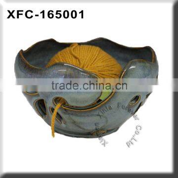 wholesale customized ceramic yarn bowls for knitting                        
                                                Quality Choice