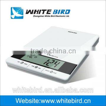 5kg/1g LCD electronic digital tempered glass kitchen scale