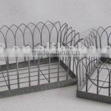 100598F-S/2 Rectangle Metal Basket photo-1